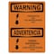 Signmission OSHA WARNING, Underground Gas Call No. 811 Bilingual, 14" X 10" Rigid Plastic, OS-WS-P-1014-L-12862 OS-WS-P-1014-L-12862 - alternate 1
